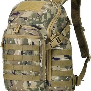 AmHEN | Multicam Tactical Backpack | 32 L | Military MOLLE Camo Bag | NWT